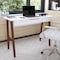 Flash Furniture White/Walnut Home Office Computer Desk with Drawer GC-MBLK60-WH-WAL-GG - alternate 1